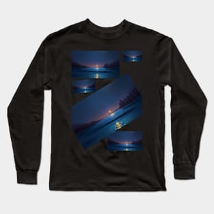 abstract sticker design Long Sleeve T-Shirt